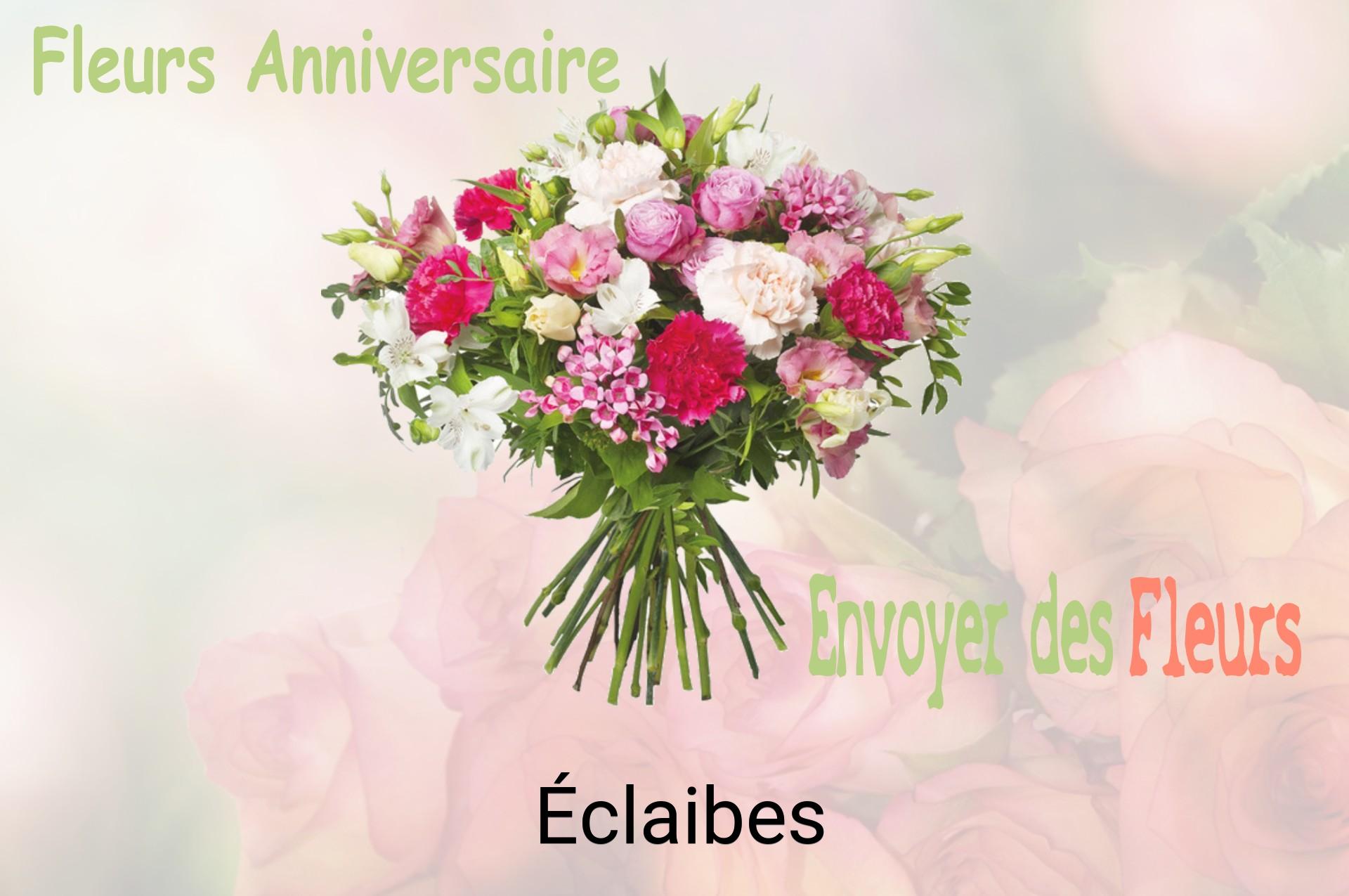 Bouquet de fleurs d’anniversaire livré à Éclaibes